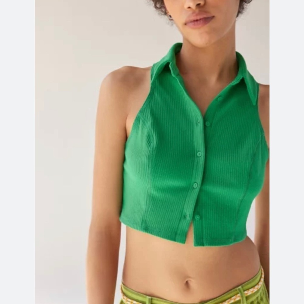 Urban Outfitters Clove Button-Down Vest Top NWT Size S